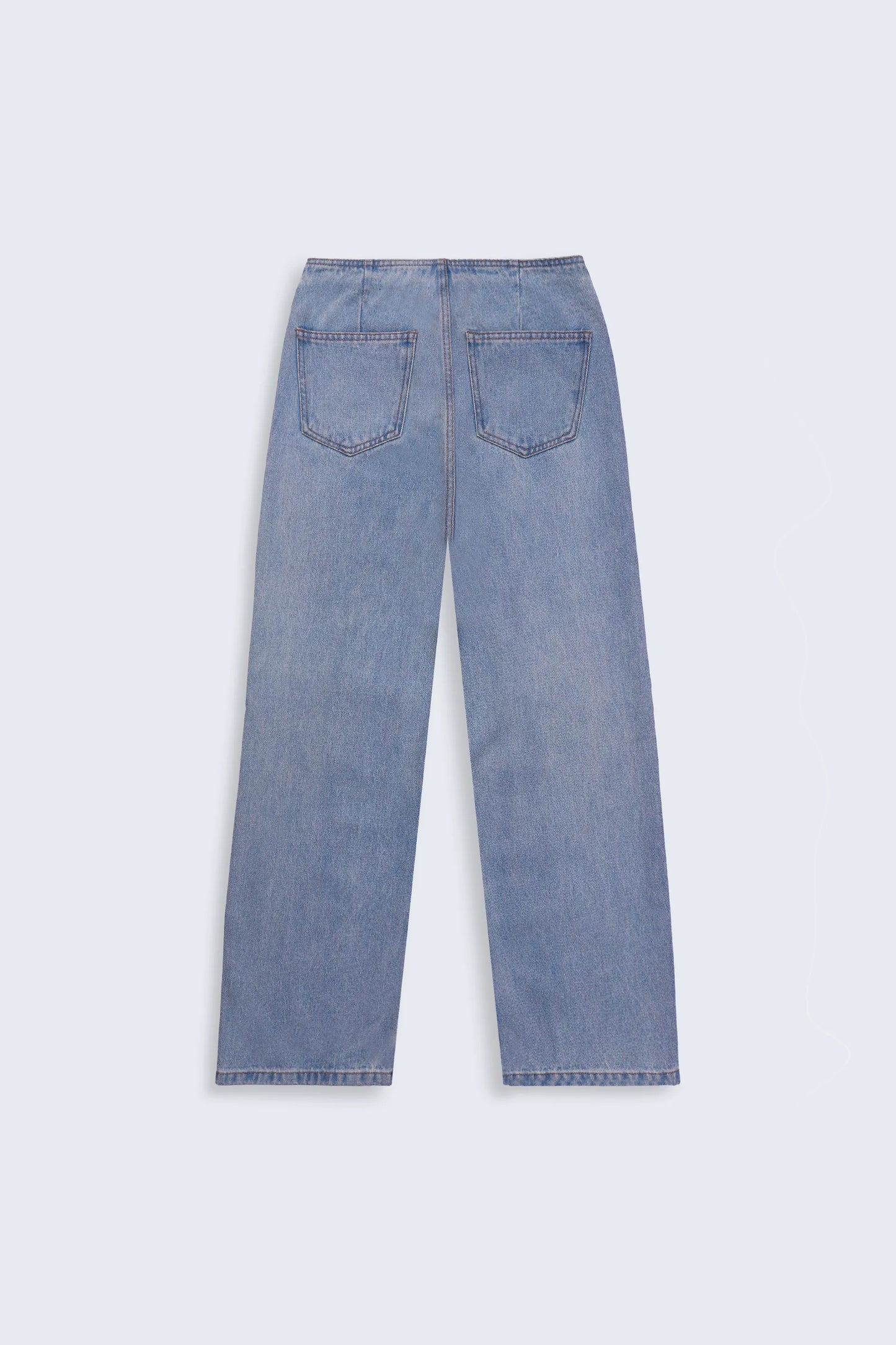 Wide Leg Fit Jeans Without Waistband - Cougar Clothing