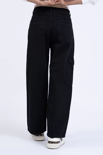 Black Straight Fit Jeans
