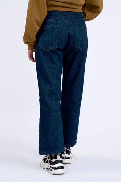 Blue Wide Leg Jeans