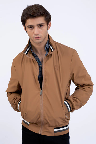 Brown Wind Breaker Jacket