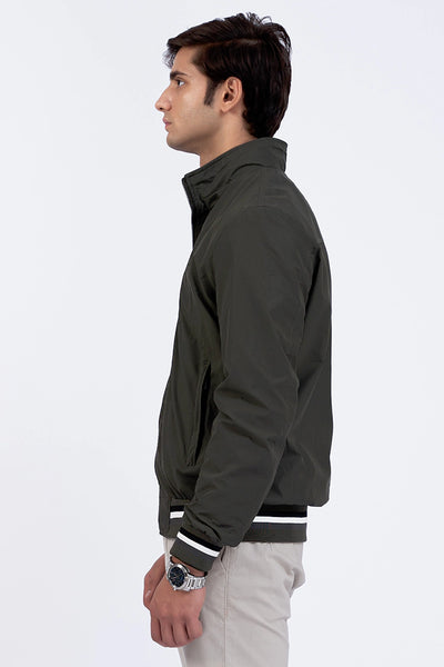 Olive Wind Breaker Jacket
