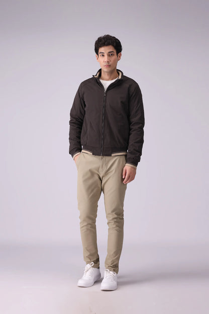 Contrast Trimmed Jacket - Cougar Clothing