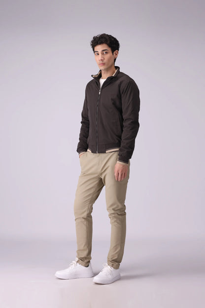 Contrast Trimmed Jacket - Cougar Clothing