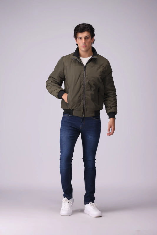 Contrast Trim Jacket - Cougar Clothing