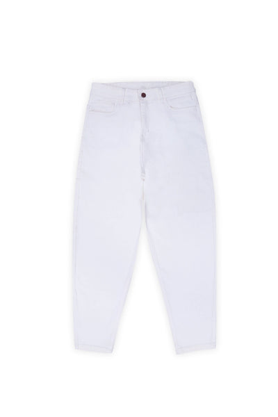 White Balloon Fit Jeans