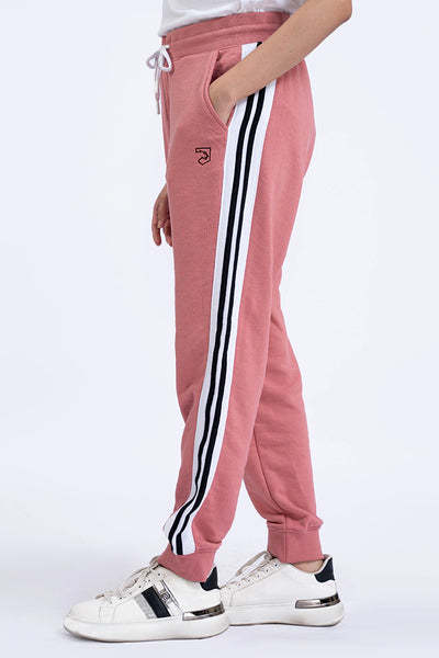 Pink Side Striped Trousers