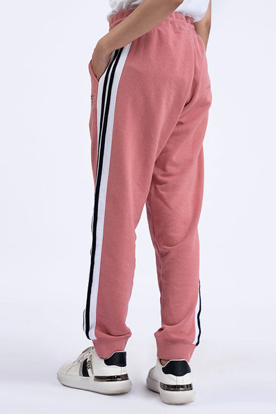 Pink Side Striped Trousers