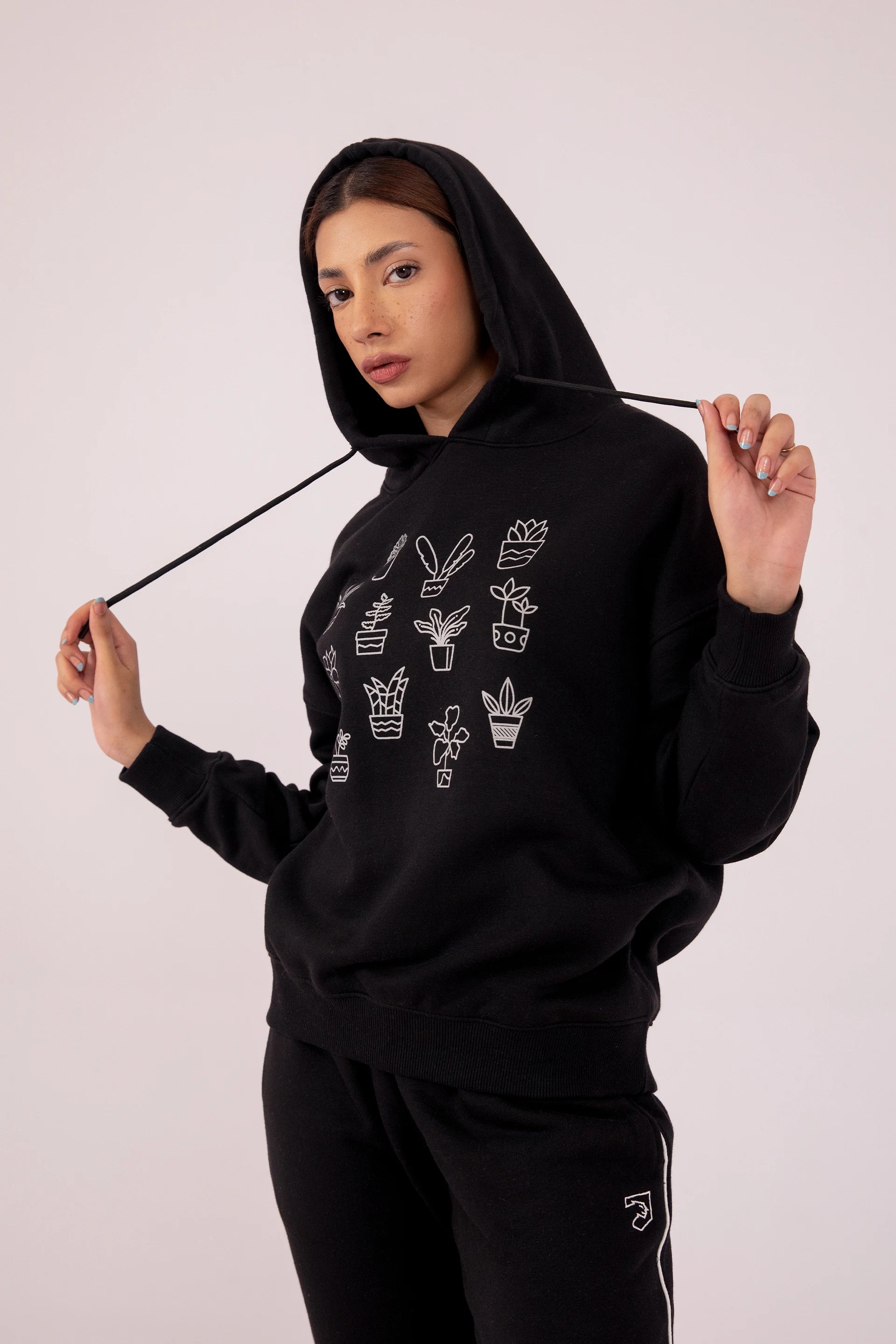 Oversized graphic hoodie women's hotsell