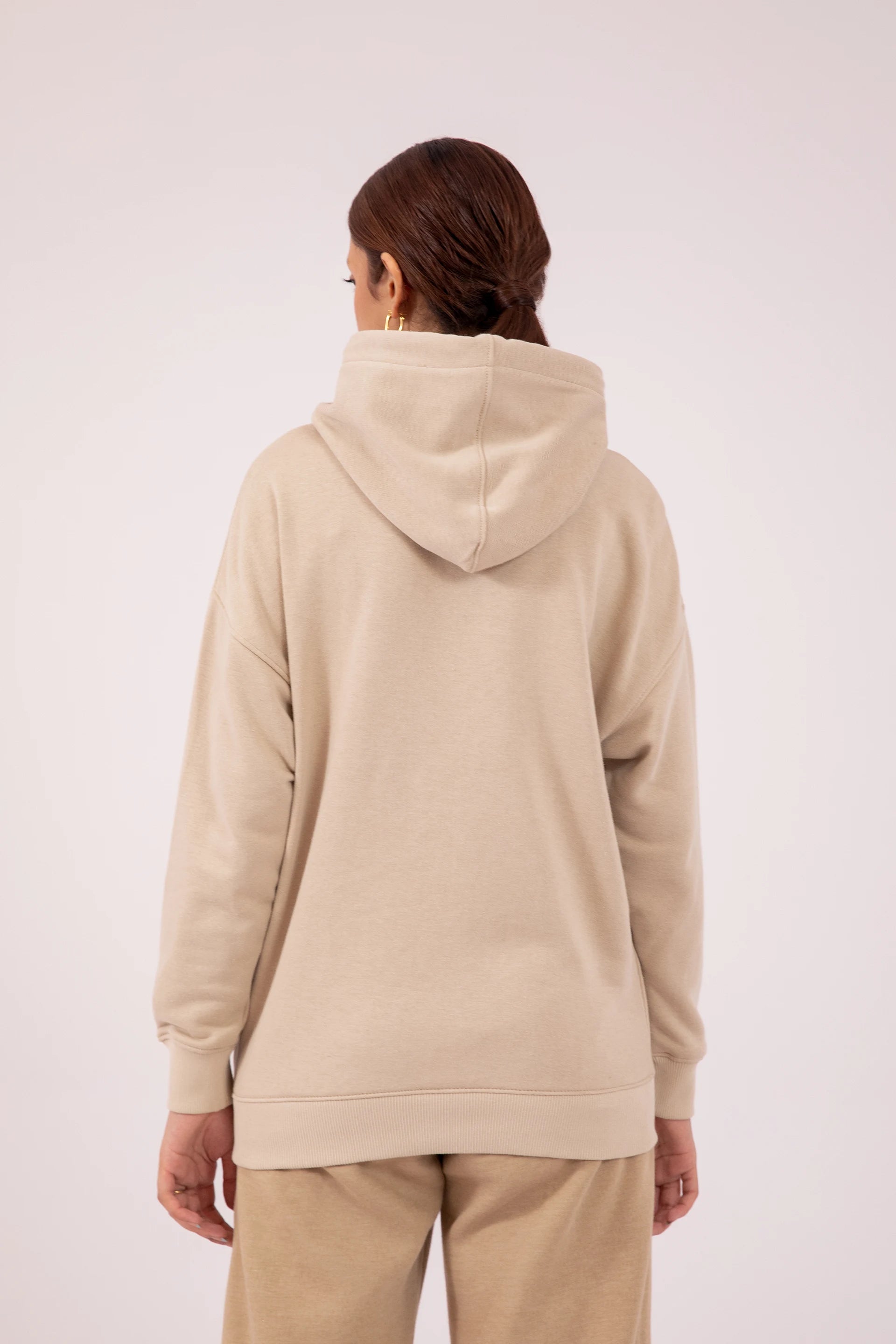 Contrast Print Hoodie - Cougar Clothing