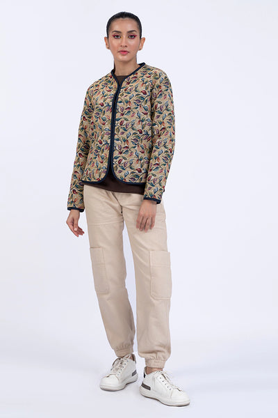 Multi Cropped Jacquard Jacket