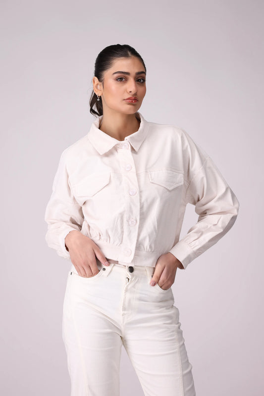 Corduroy Button Down Jacket - Cougar Clothing