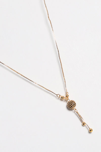 Golden Pendant Chain Necklace
