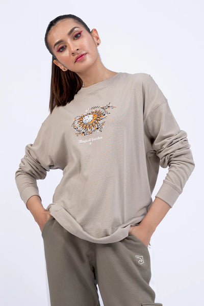 Magical Garden Beige T-Shirt