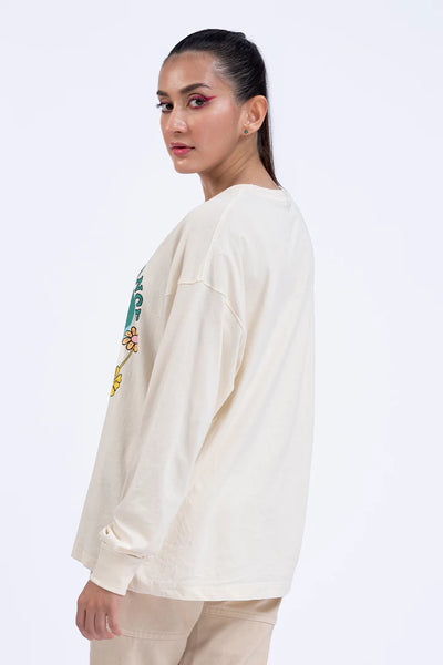 Off-White Oversized Graphic T-Shirt