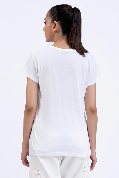 White Graphic T-Shirt
