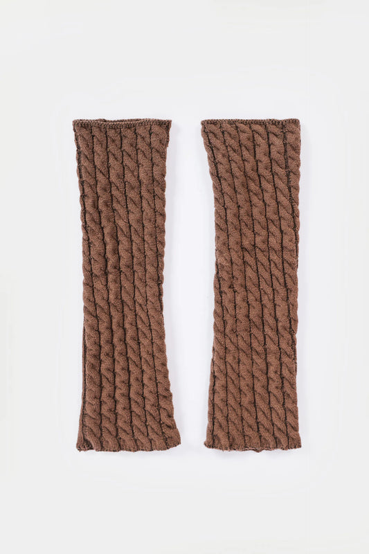 Twist Knit Leg Warmers - Cougar Clothing