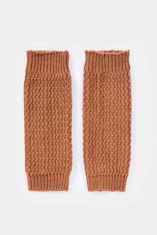 Zigzag Knit Leg Warmers - Cougar Clothing