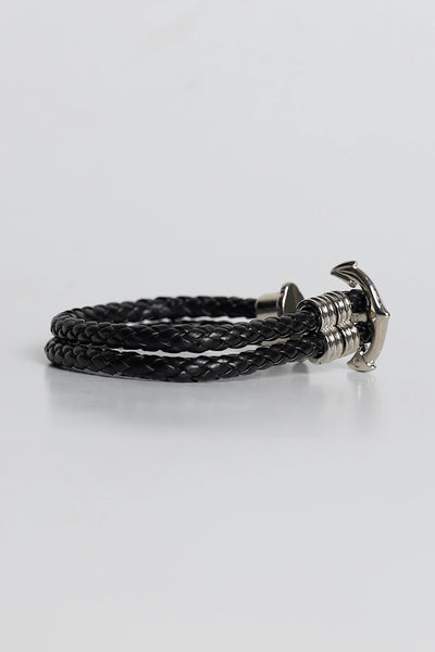 Black Anchor Bracelet