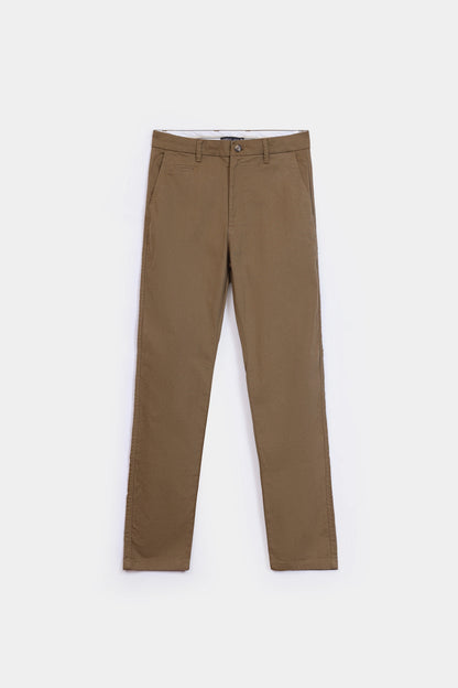 Relaxed Textured Chino Pants - Cougar Clothing