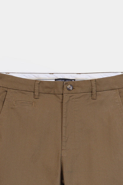 Relaxed Textured Chino Pants - Cougar Clothing