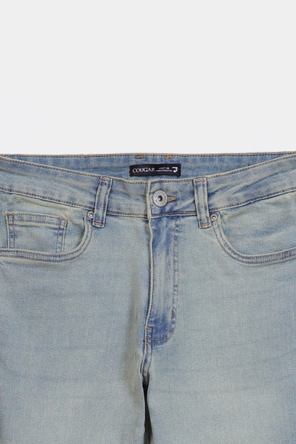 Slim Fit Light Wash Jeans - Cougar Clothing