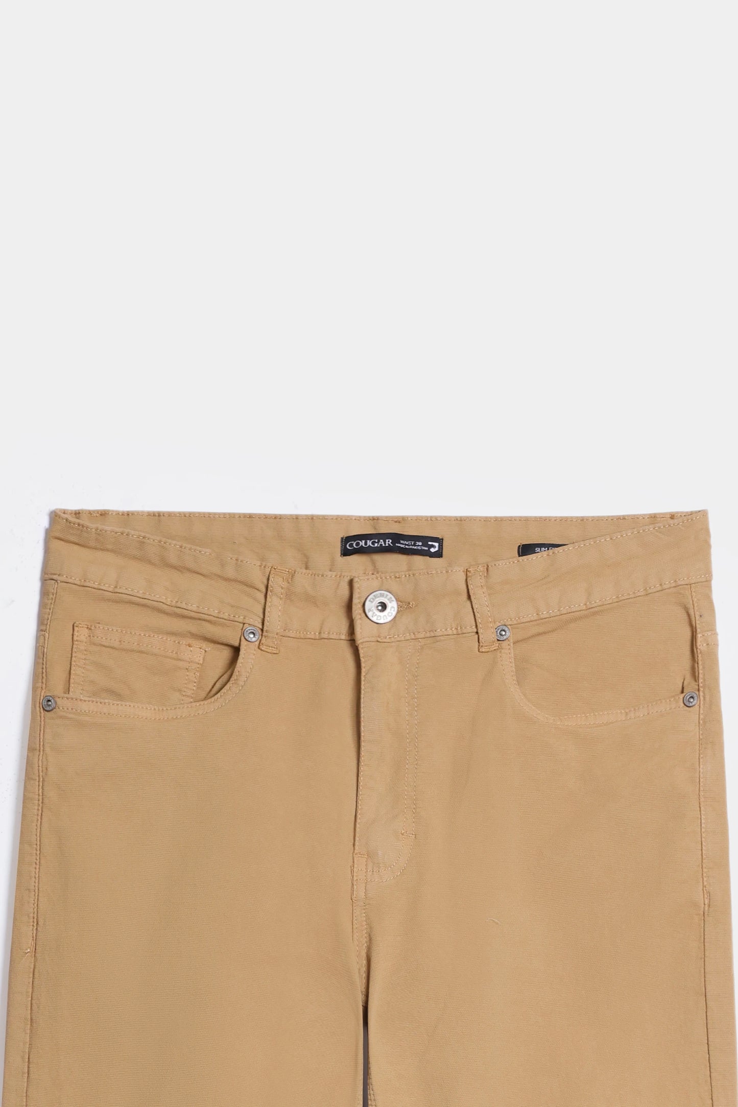 Basic 5 Pocket Slim Fit Pants - Cougar Clothing