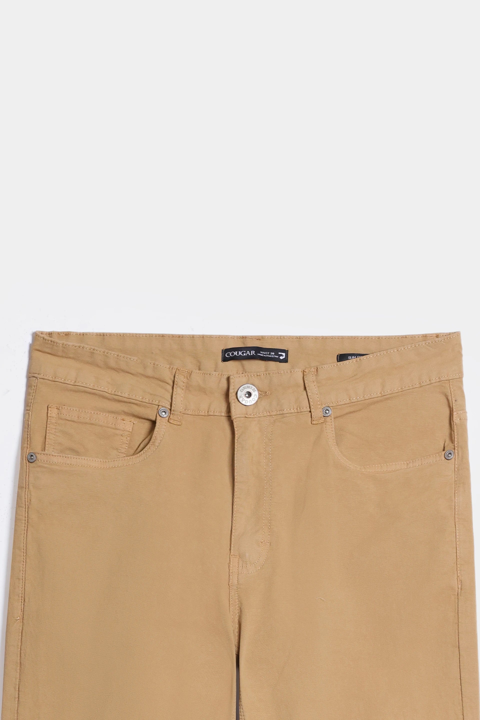 Basic 5 Pocket Slim Fit Pants - Cougar Clothing