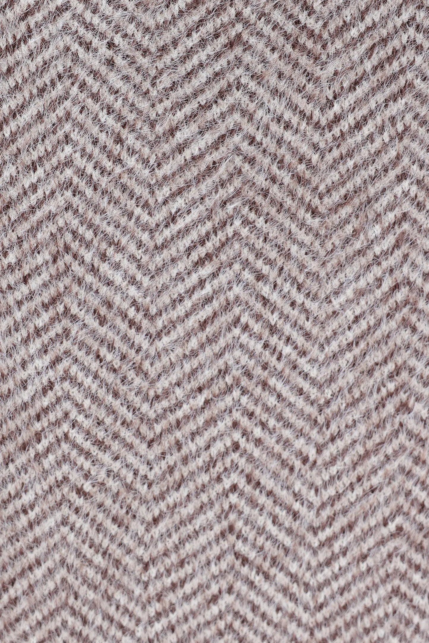 Herringbone Pattern Wool Scarf - Cougar Clothing