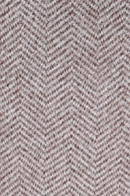 Herringbone Pattern Wool Scarf - Cougar Clothing