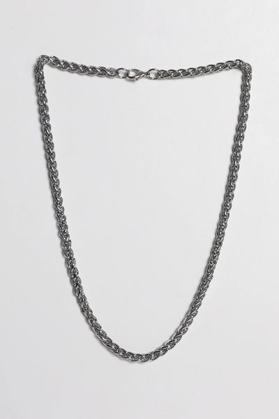Silver Cable Chain Necklace