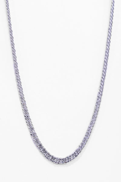 Thick Silver Chain Necklace