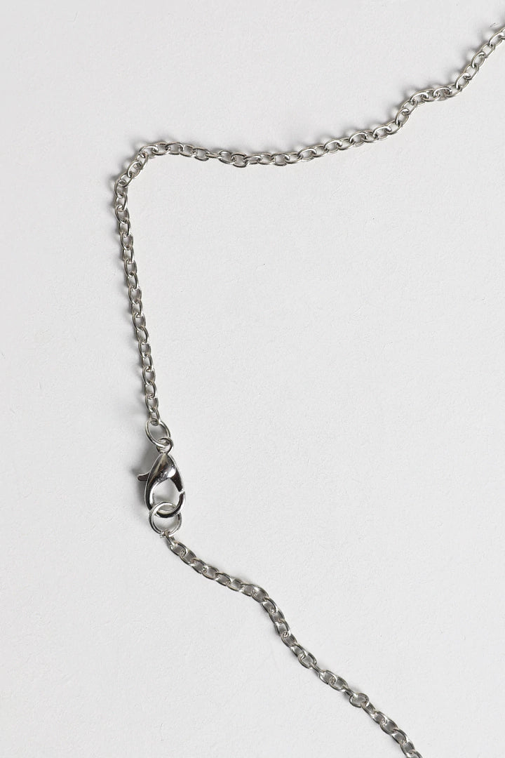 Rectangle Bar Pendant Chain Necklace