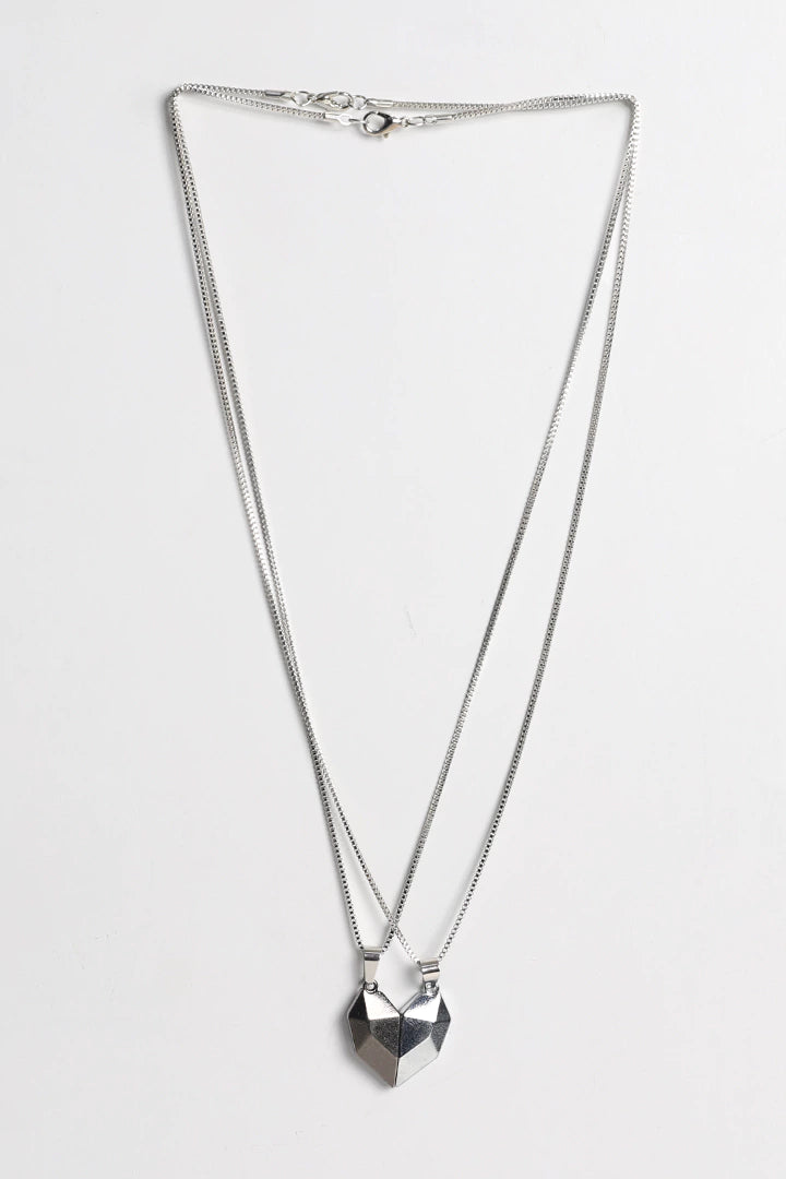 Heart Shaped Pendant Chain Necklace