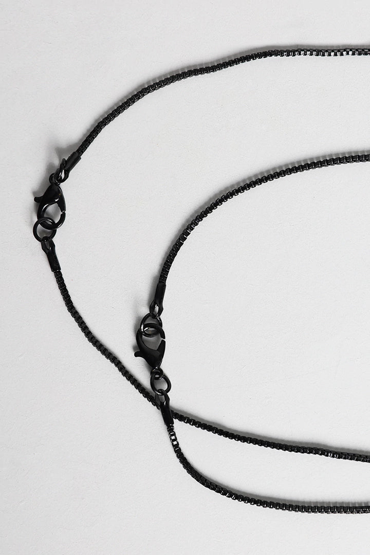 Rectangle Pendant Chain Necklace