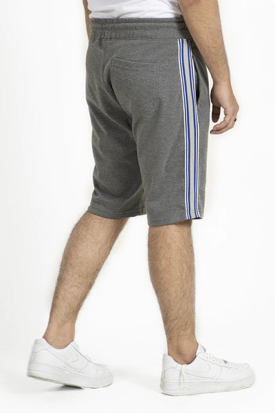 Grey Side Striped Shorts