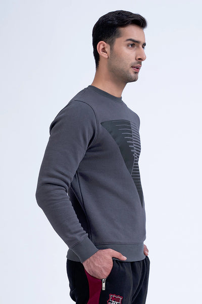 Slate Grey Inverted Triangle Sweatshirt