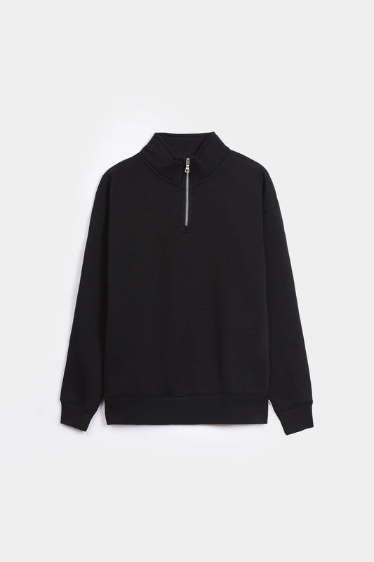Oversized Quarter Zip Pullover