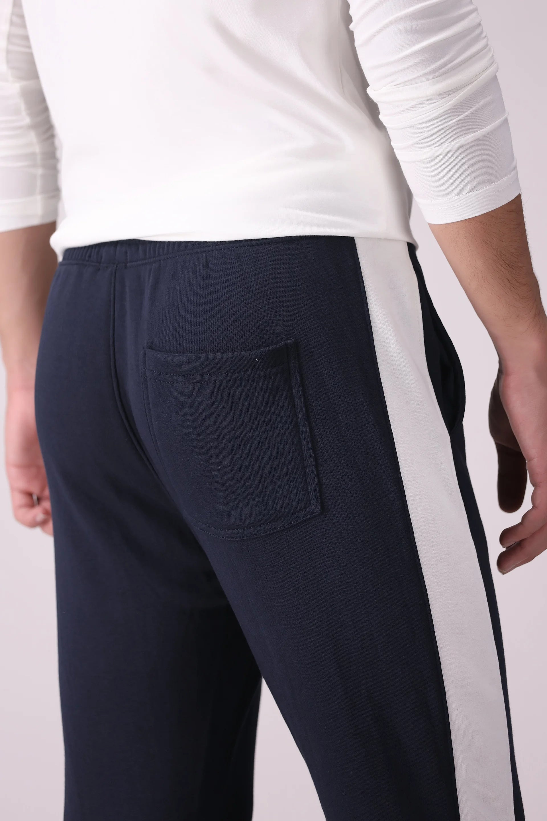 Slim Fit Contrast Jogger Pants - Cougar Clothing