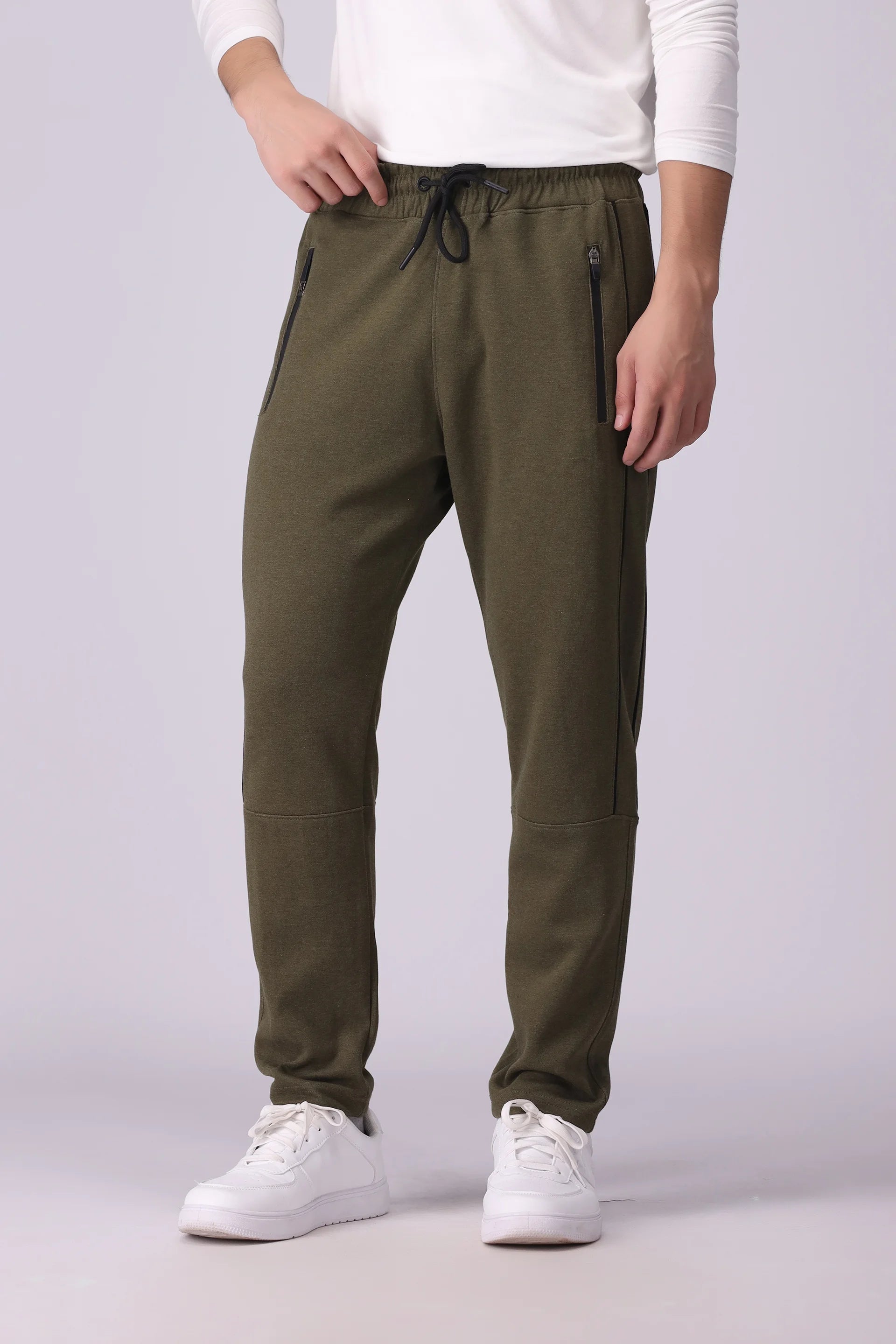 Jogging pants with zipper pockets shop