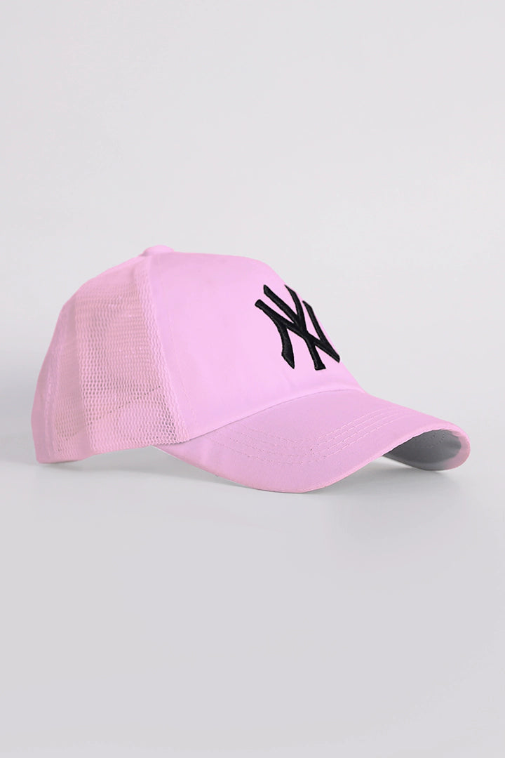 NY Yankees Pink Mesh Panel Cap