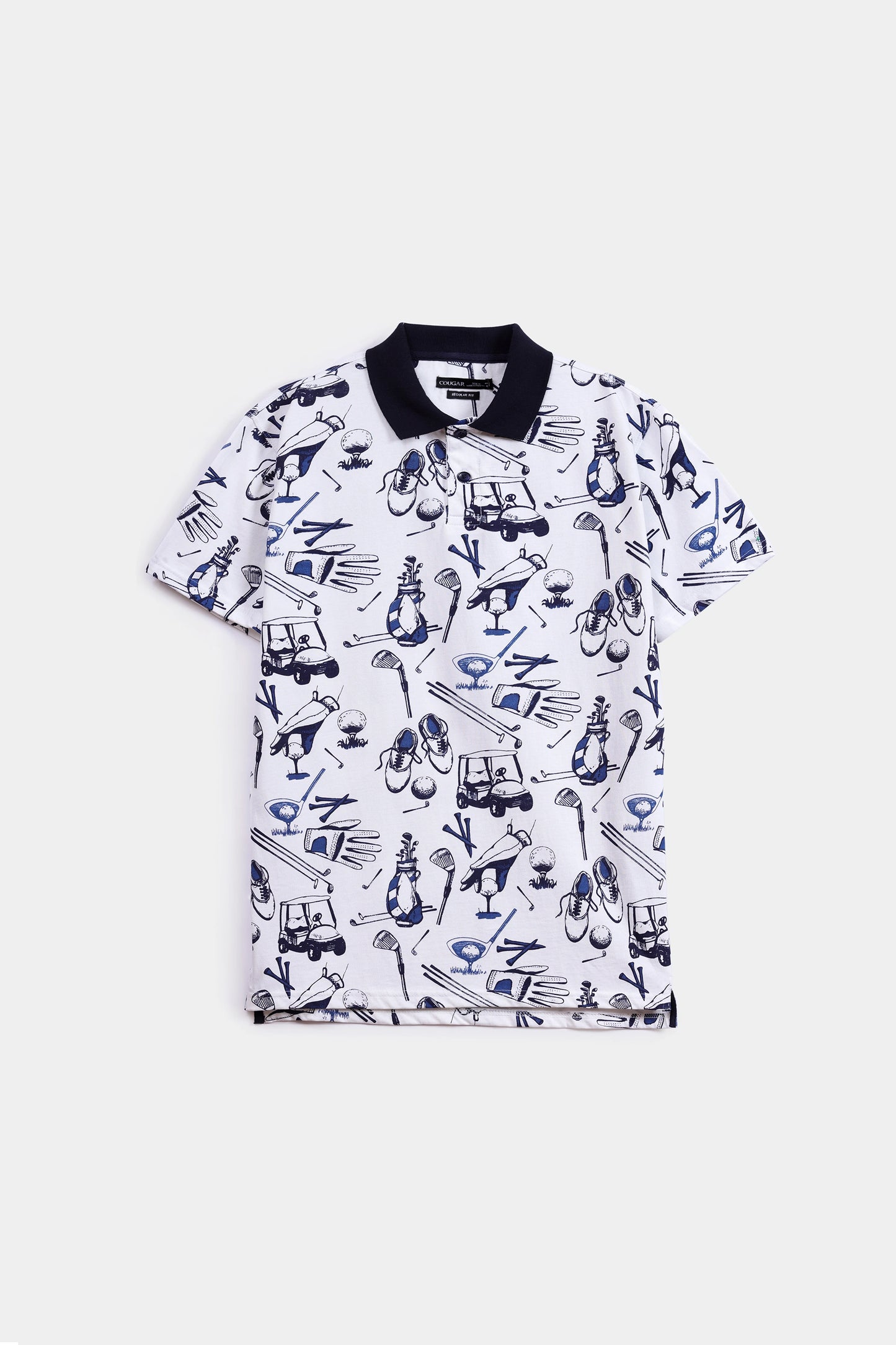 All Over Printed Polo - Cougar Clothing
