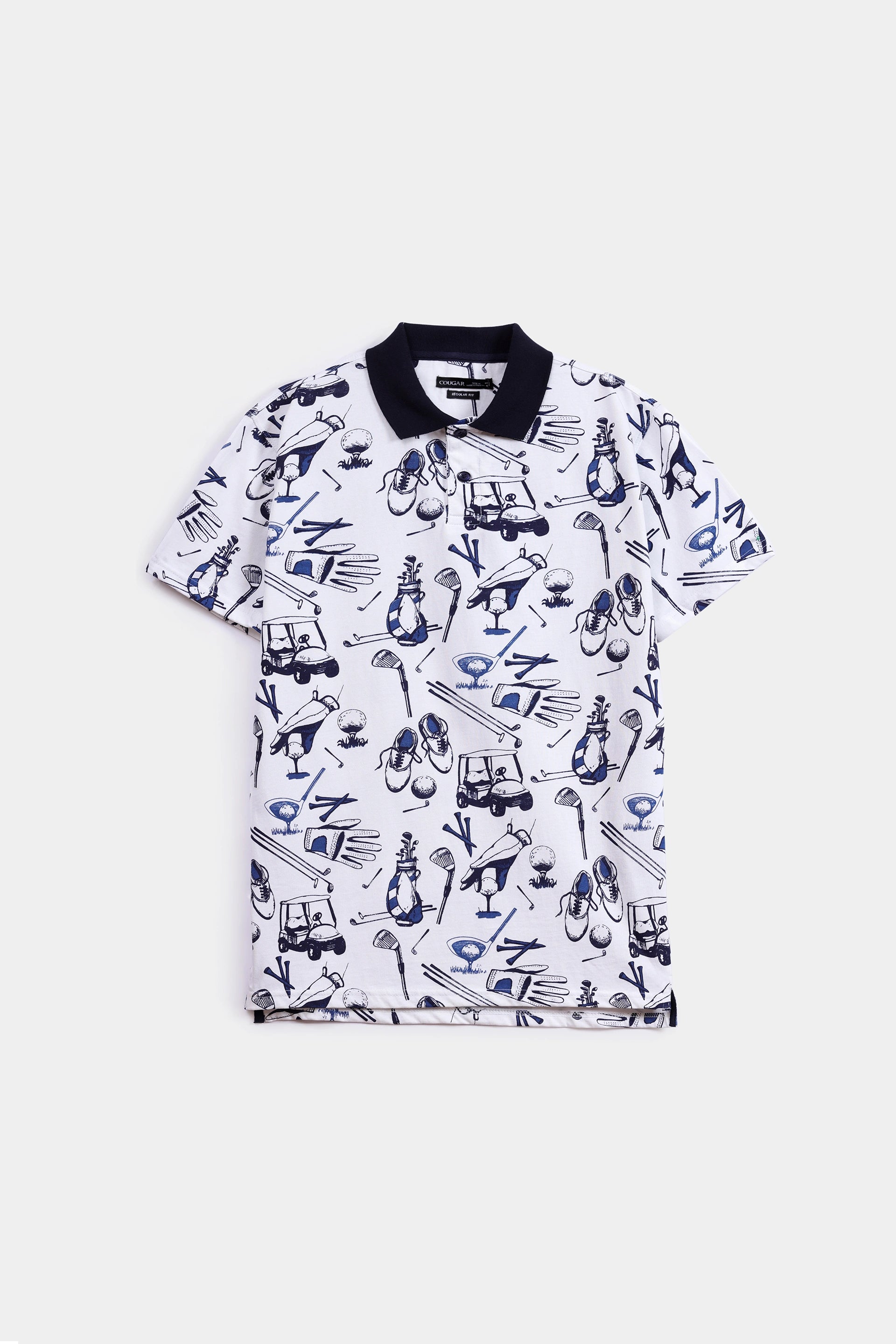 All Over Printed Polo - Cougar Clothing