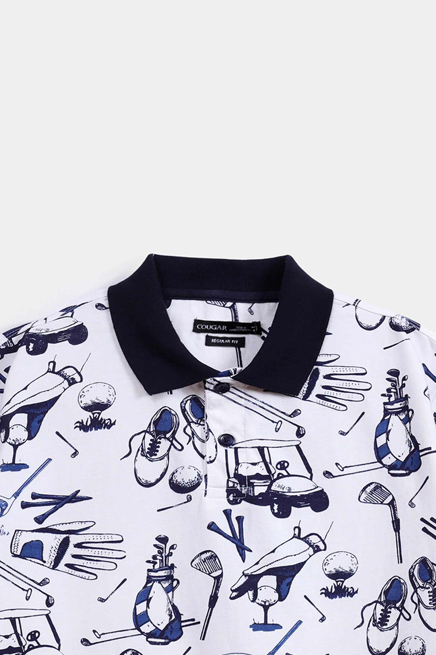 All Over Printed Polo - Cougar Clothing