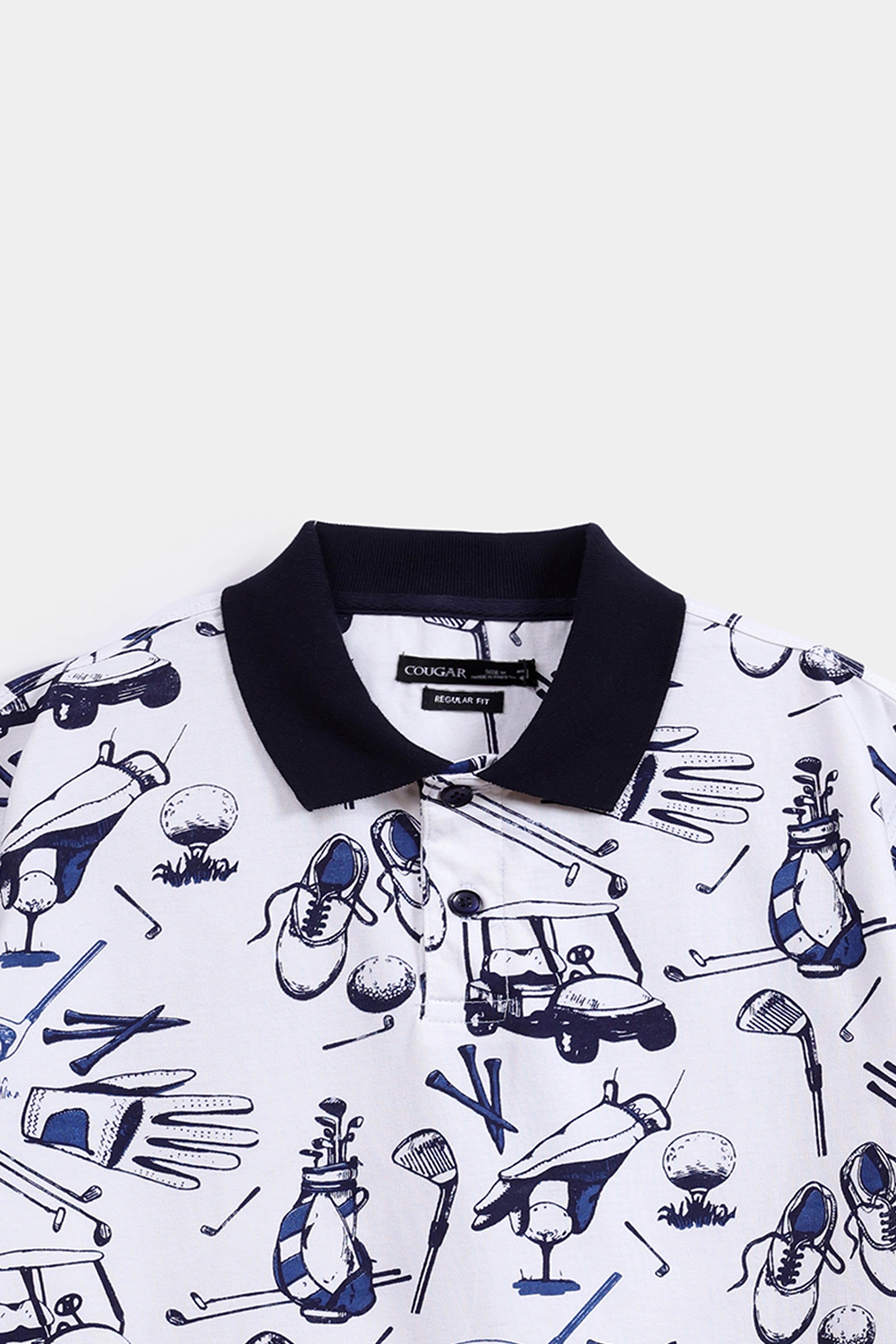 All Over Printed Polo - Cougar Clothing