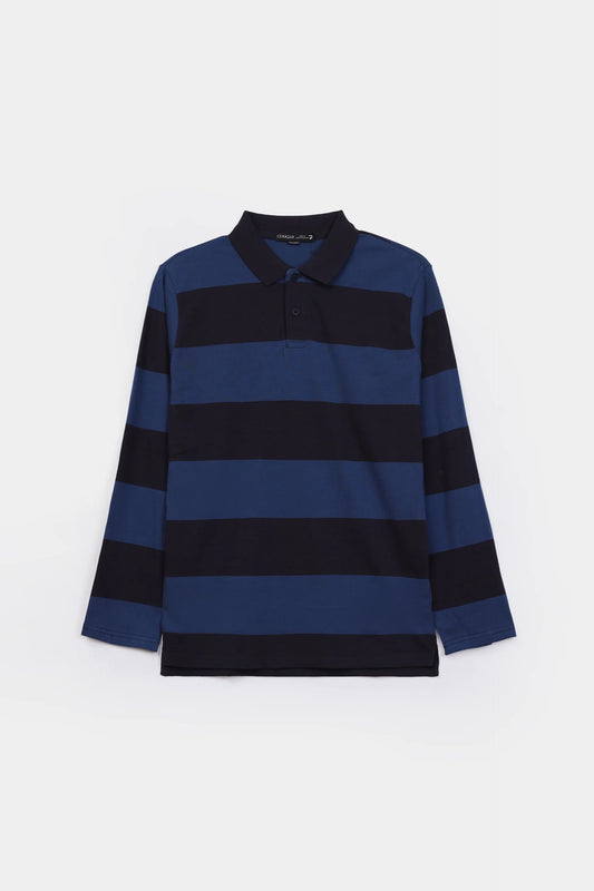 Yarn Dyed Striped Polo - Cougar Clothing