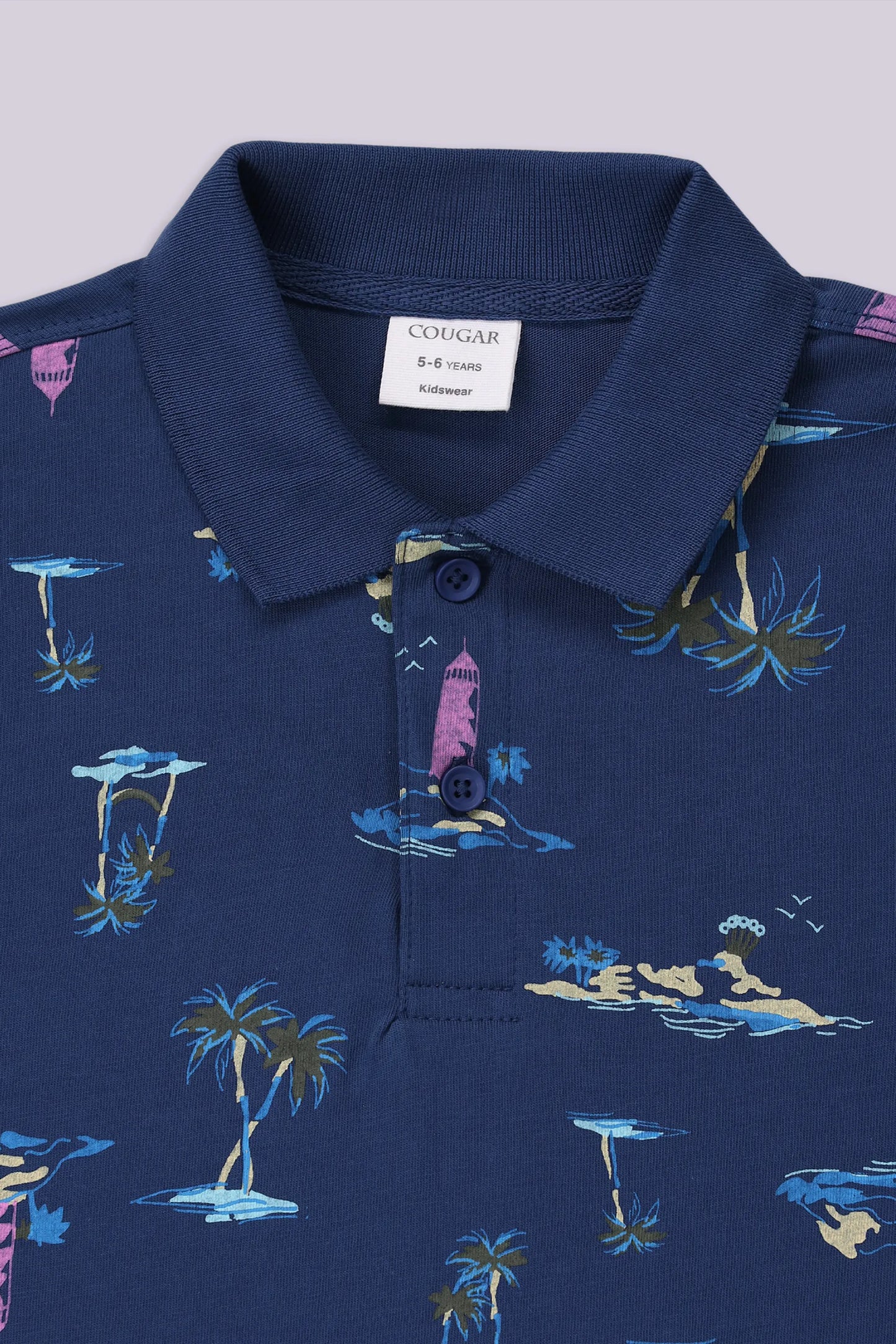 All Over Printed Polo - Cougar Clothing