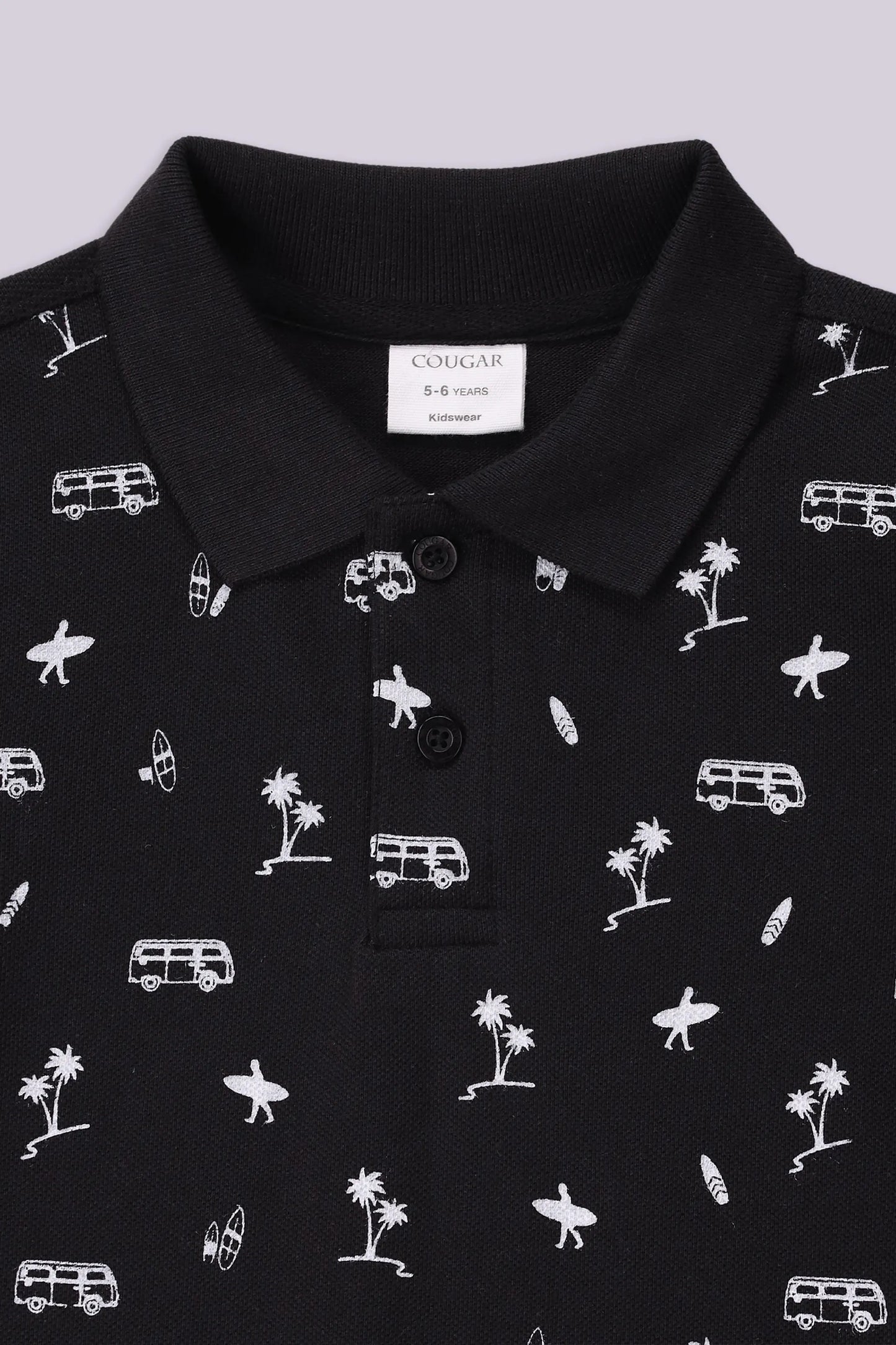 All-Over Printed Polo - Cougar Clothing