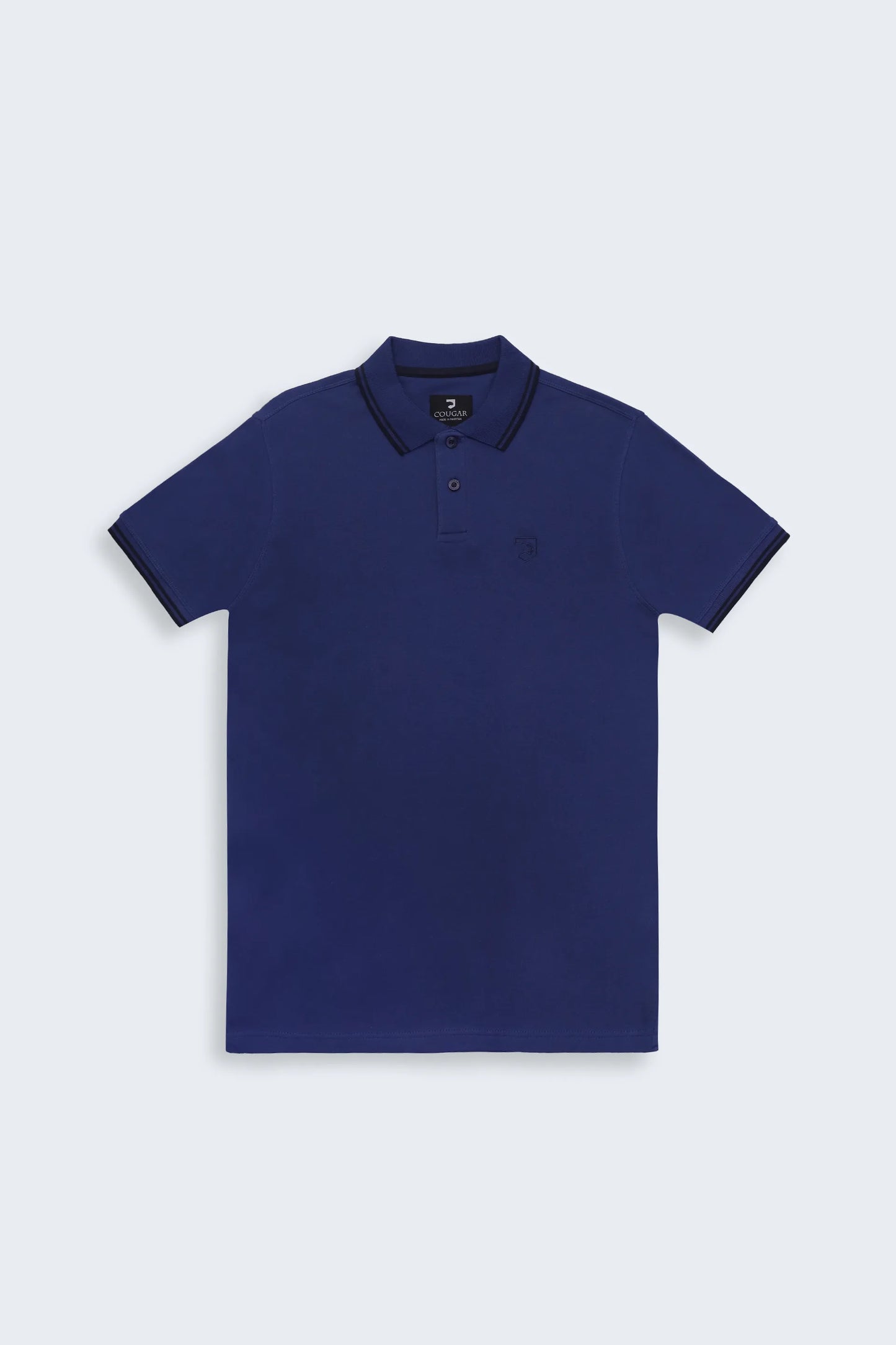 Interlock Tipped Polo - Cougar Clothing
