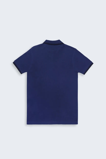 Interlock Tipped Polo - Cougar Clothing