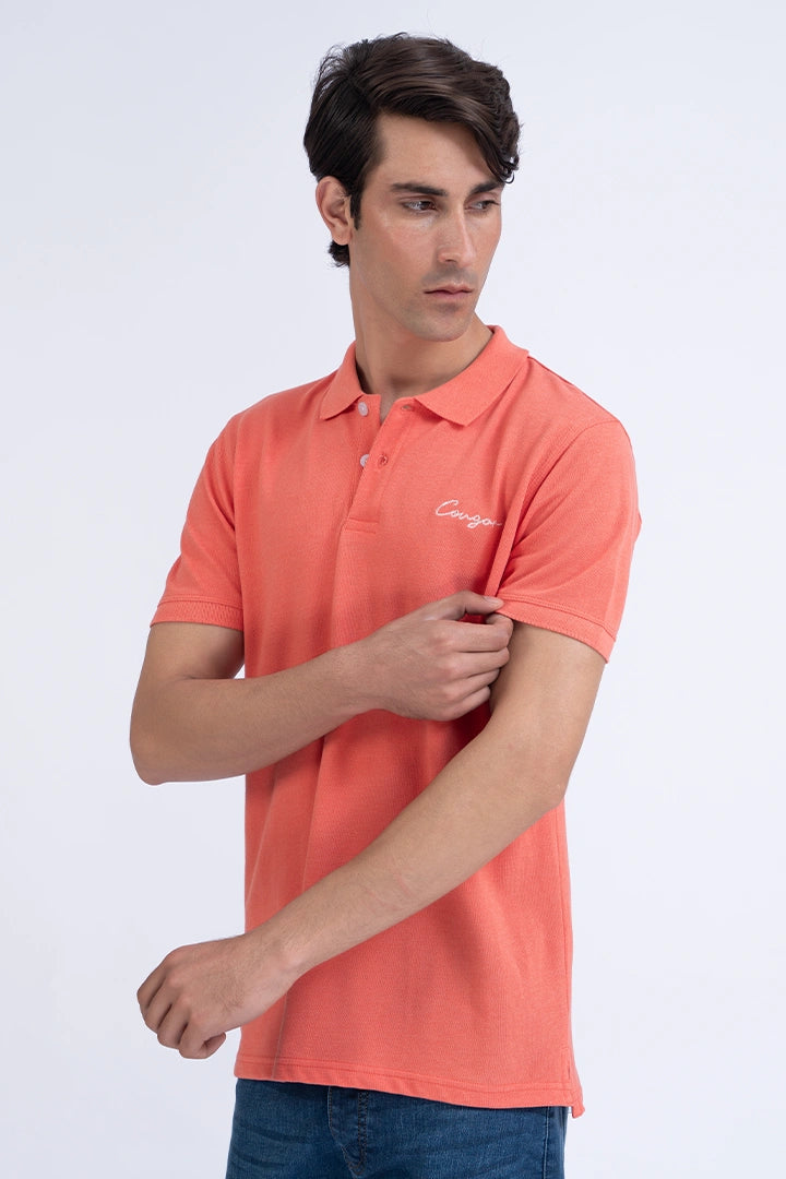 Coral Pink Polo